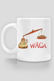 kubek znak zodiaku WAGA