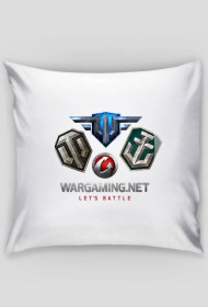 Poduszka z logami gier WarGaming