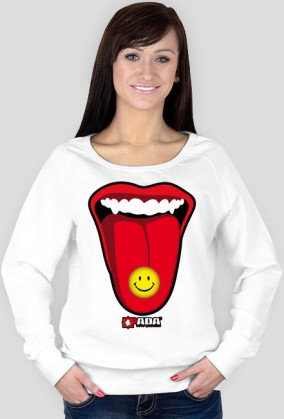 Bluza damska - Mam coś na języku. Pada
