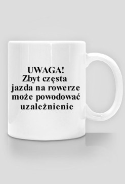 UWAGA! Zbyt częsta  jazda na rowerze...