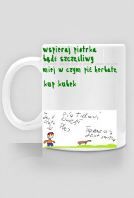 Kubek piotrek z psem