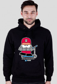 Bluza z kapturem - Jadę bez trzymania. Pada