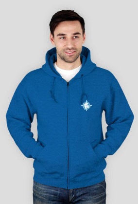 Bluza na zamek z kapturem - Jadę bez trzymania. Pada