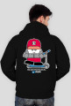 Bluza na zamek z kapturem - Jadę bez trzymania. Pada
