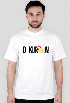o Kura! - męska, czarny nadruk - TakaKura