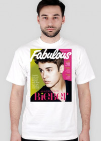 T-SHIRT JUSTIN BIEBER FABULOUS