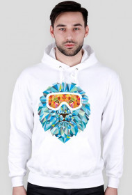 Bluza męska z kapturem - SNOW LION (różne kolory)