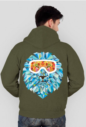 Bluza męska (rozpinana) - SNOW LION (różne kolory)