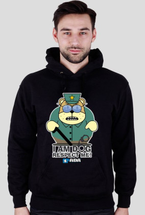 Bluza z kapturem - Respect me. Pada