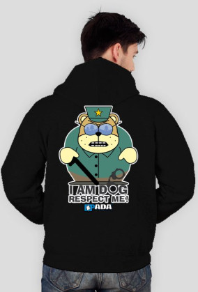 Bluza na zamek z kapturem - Respect me. Pada