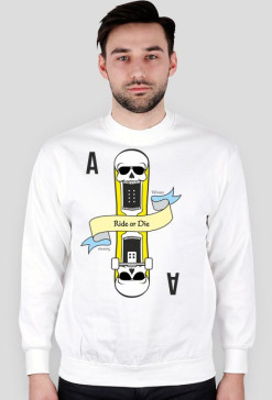 Bluza męska - RIDE or DIE - SNOWBOARD & SKATE