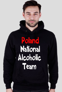 Bluza Kaptur - Alcoholic Team (CZARNA)