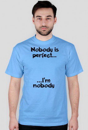 nobody is perfect