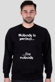 I'm nobody bluza męska/czarna