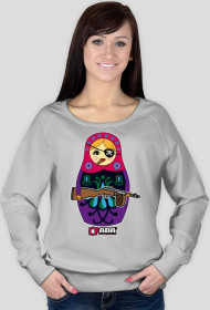 Bluza damska - Matrioszka gangsta. Pada