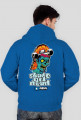 Bluza na zamek z kapturem - Skate not dead. Pada