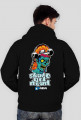 Bluza na zamek z kapturem - Skate not dead. Pada