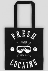 Torba - FRESH POWDER IS MY COCAINE (różne kolory)