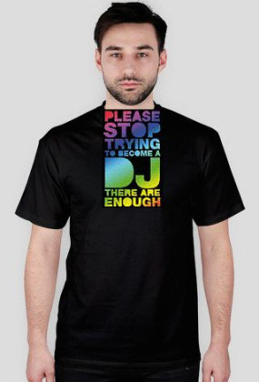 Please Stop  - męska (czarna)