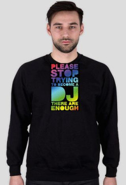 Please Stop - bluza (czarna)