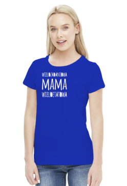 Koszulka damska kolorowa "Wielozadaniowa mama wieloetatowa"