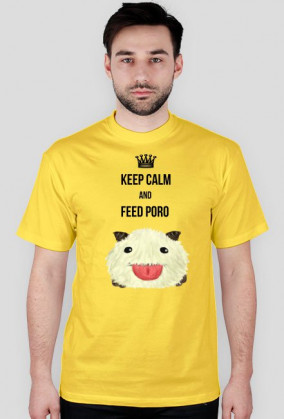 Koszulka KEEP CALM AND FEED PORO # męska