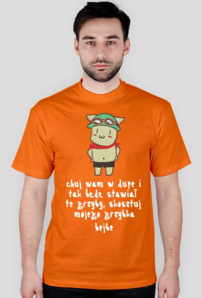 Koszulka TEEMO - chuj wam w dupe i tak będę stawiał te grzyby, skosztuj mojego grzybka bejbe