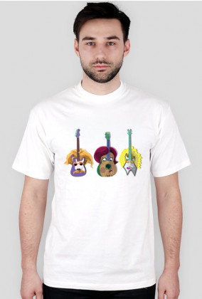 Gitara w trzech odsłonach - koszulka