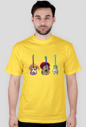Gitara w trzech odsłonach - koszulka