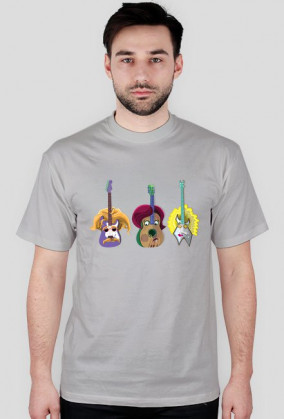 Gitara w trzech odsłonach - koszulka