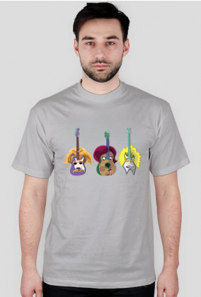 Gitara w trzech odsłonach - koszulka