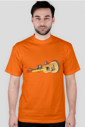Gitara z myszami - koszulka