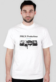 T-shirt PWLK Productions beats, rap & graph męski