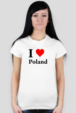 Koszulka I Love Poland