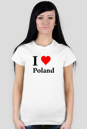 Koszulka I Love Poland