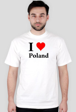 Koszulka I Love Poland