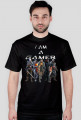 Koszulka "I am a gamer" czarna