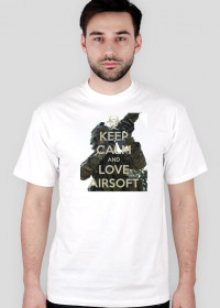 Koszulka "Keep calm and love airsoft"