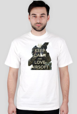 Koszulka "Keep calm and love airsoft"