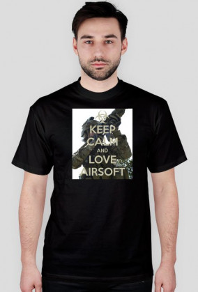 Koszulka "Keep calm and love airsoft"