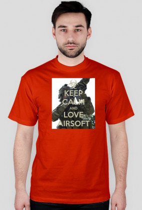 Koszulka "Keep calm and love airsoft"