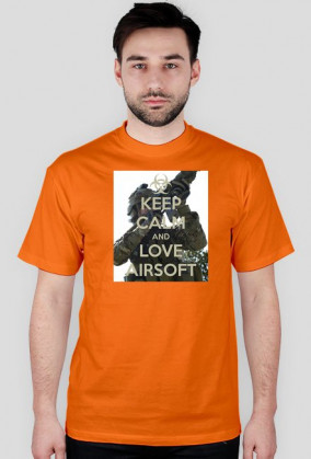 Koszulka "Keep calm and love airsoft"