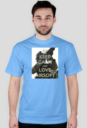 Koszulka "Keep calm and love airsoft"