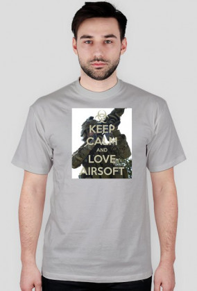 Koszulka "Keep calm and love airsoft"