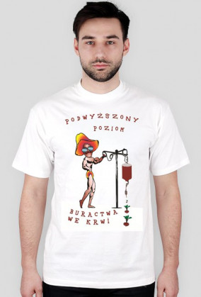 Oryginalna koszulka Podwyższony poziom buractwa we krwi 2 (by Czeczen)