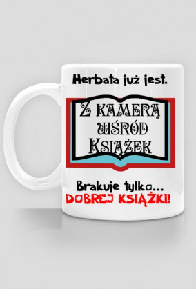 Książkowy kubek na herbatę