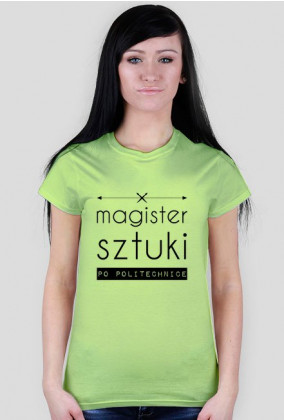Magister sztuki - damski t-shirt