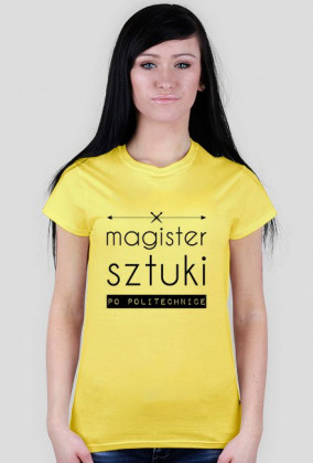 Magister sztuki - damski t-shirt