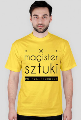 Magister sztuki - męski t-shirt