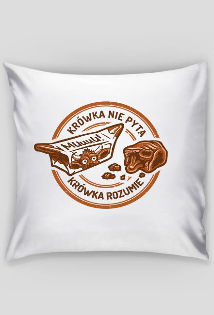 Krówka rozumie - poduszka